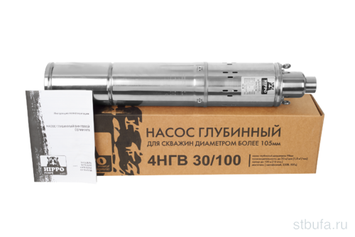Насос глубинный  HIPPO  4НГВ-30/100 (кабель 25м)