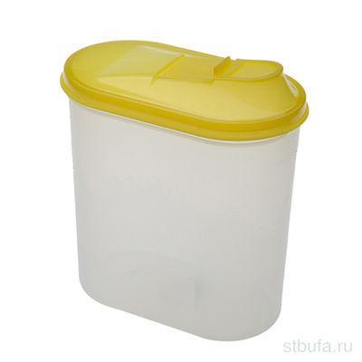 Банка для сыпучих продуктов овальная 2л. С293