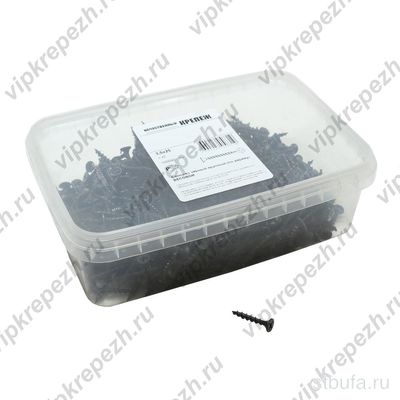 Саморезы потай круп. рез. 3,5*25G оксид п/к 1кг VIP