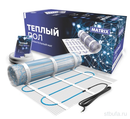 Система МАТ двухжильный нагревательный MATRIX - 06,0 / 900 Grandeks теплый пол