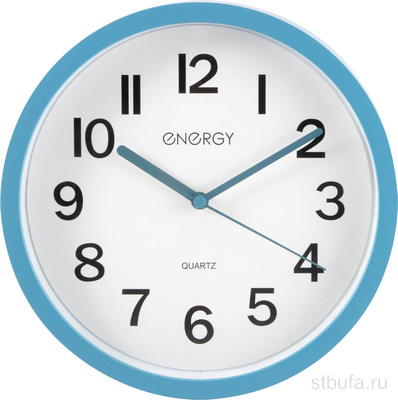 Часы настенные кварцевые ENERGY EC-139 синие