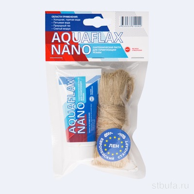 Паста+лен AQUAFLAX NANO 30 гр. тюбик+15 гр. лен (ЕВРО) 61007