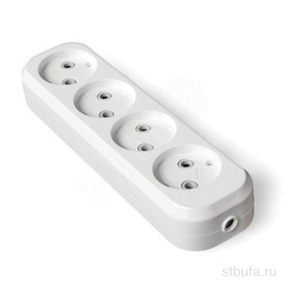 Колодка для удлинителя  IONICH  4 гн. б/з, Universal