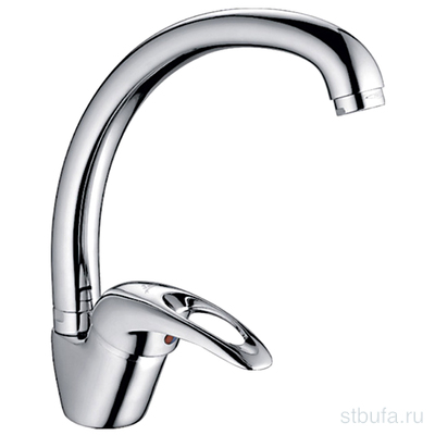 Смеситель для кухни LEDEME L4102-B силумин, хром (1/10)