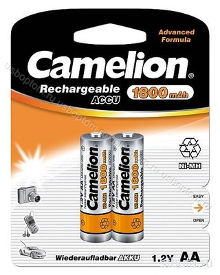 Аккумулятор Camelion R06 (AA)-1800mAh Ni-Mh (2шт/уп)