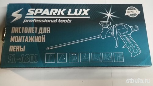 Пистолет для монтажной пены Spark Lux Profi MX 07680 c тефлон.покрытием(2/40)