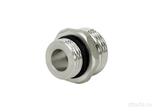 Ниппель НИКЕЛИРОВАННЫЙ переходной ЕВРОКОНУС VALFEX НР 1/2 -НР 3/4  (400/10)