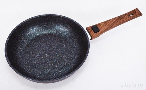 Сковорода 240мм со съемной ручкой, АП линия  Granit ultra  (blue) КУКМАРА