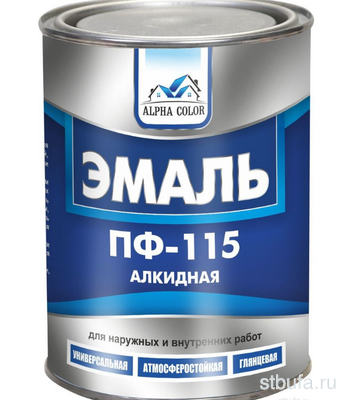 Эмаль   Alpha Color  ПФ-115 желтая (1,8кг) Волгоград 70943 (6)