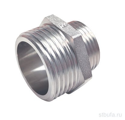 Ниппель переходной никелированный 1/2ш *1/4ш (ZEISSLER)