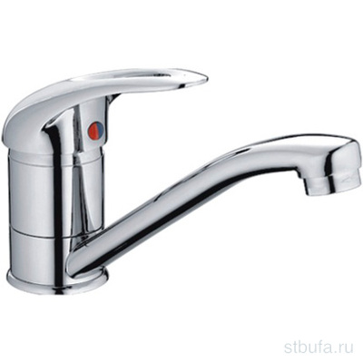 Смеситель для кухни LEDEME L4502-B средний излив, цинк, хром (1/20)