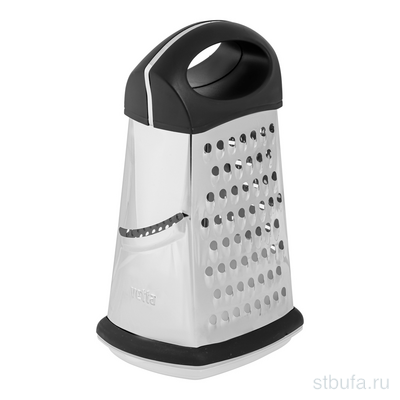 Терка 4-х сторонняя с контейнером 23см, нерж. сталь, FG0426-9SB VETTA
