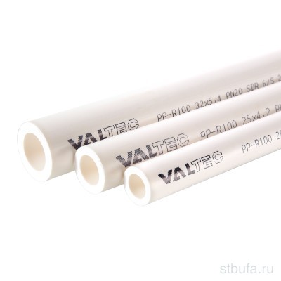 Труба PP-R VALTEC PN20 d25*4.2мм белый (4м) (80)