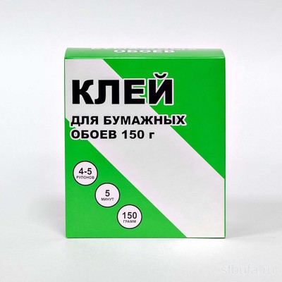 Клей обойный  Мастер Кляйн  для бумажных обоев 150гр.(жесткая пачка 12шт/кор) 1267