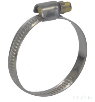 Хомут червячный сталь нерж. W2  50-70мм (50)