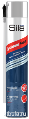 Пена монтажная SILA HOME OPTIMUM FOAM всесезонная 750мл мл (12шт)