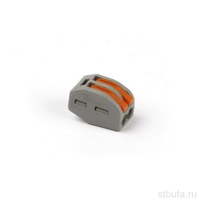 Соединительно-монтажная клемма с рычажками, 2 отверстия (SBE-cwcc-2)