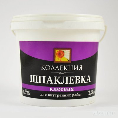 Шпаклевка клеевая 1,5кг (Ижевск) (12)