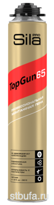 Пена монтажная SILA Pro TopGun 65 ПРОФ пистолетная 875мл (12шт)