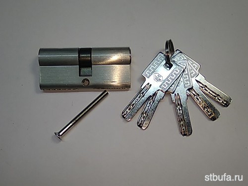 Механизм цилиндр.70-SN, Spark Lux, 5 ключей,перфокарта,мат.хром (1