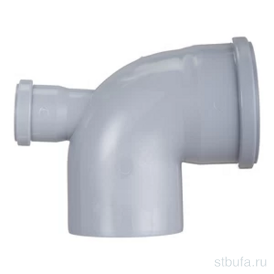 Отвод канализац. 110/50х87,5° фронт-тыл ПП Valfex (1/30)
