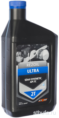 Масло Rezoil Ultra 2-T п/синт. API TC 0.946л Rezer