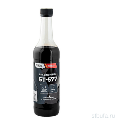 Лак битумный БТ-577 Decoself (0,5л) ПУФАС (12)