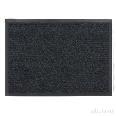 Коврик влаговпитывающий, ребристый  80*120 см , черный / 8