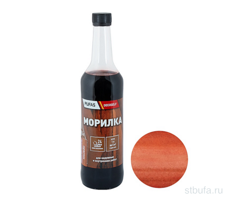 Морилка ПУФАС неводная орегон Decoself (0,5л) (12)
