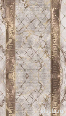 Коврик-дорожка Dekorelle Вельвет шелк V437, разм. 1,0x15м (15м2)								