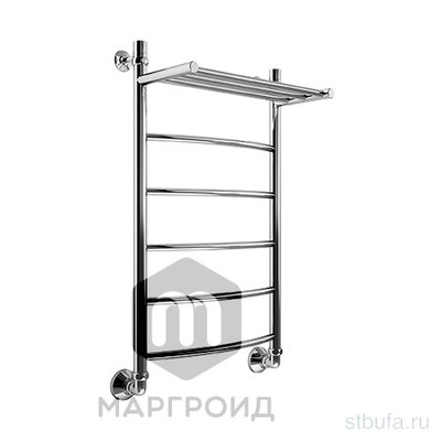 Полотенцесушитель МАРГРОИД нижн.подв.600*500 с полкой В4 №137