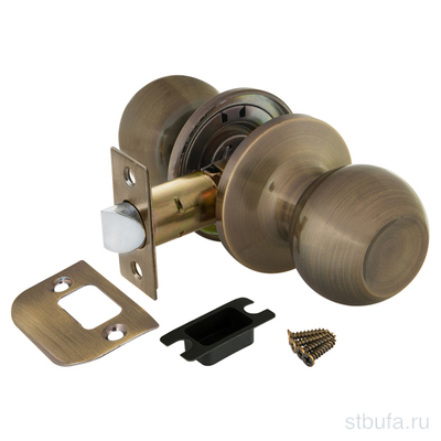 Ручка-защ. AJAX 6082 AB-P (без фикс) бронза