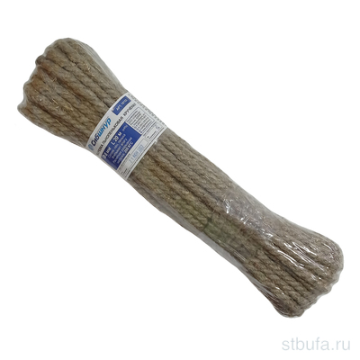 Веревка льнопеньковая d 8мм *20м СИБШНУР (20)