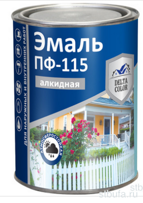 Эмаль  Delta Color  ПФ-115 ярко-зеленая (1,8кг) Волгоград (6)
