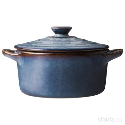 Горшочек для запекания reactive blue 18,5*14,5*6,5/10см 600 мл
