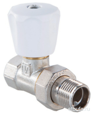 Клапан ручной(компактный) 3/4'' для радиатора прямой, VALTEC