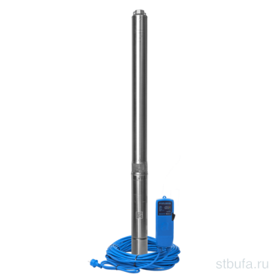 Насос скважинный с плавным пуском ASP1E-100-75(P) (встр.конд., каб.60м) (Aquario)