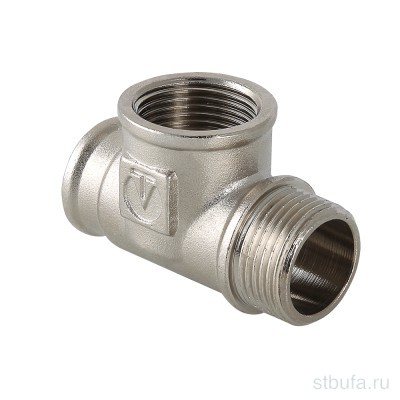 Тройник VALTEC с переходом на нар.р. 3/4'' вн.-вн.-нар.