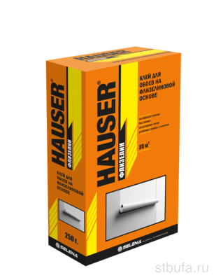 Клей для обоев на флизелиновой основе HAUSER 250гр (30)