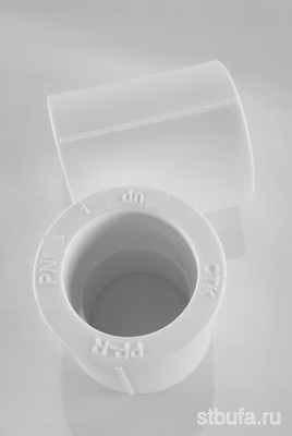 ППРС Россия (полипропилен) Муфта D20mm (500)