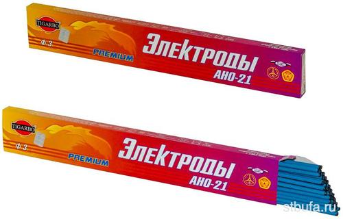 Электроды АНО-21 d3мм 1кг, TIGARBO ПРЕМИУМ (20)