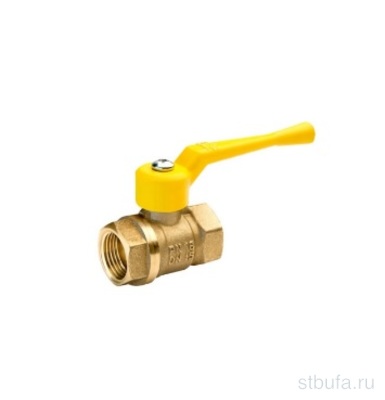 Кран шар. ГАЗ 1 1/4  г/г ручка ДУ-32 Standart, БОЛОГОЕ