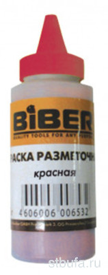 Краска разметочная порошковая КРАСНАЯ БИБЕР 43201 (0,115кг)
