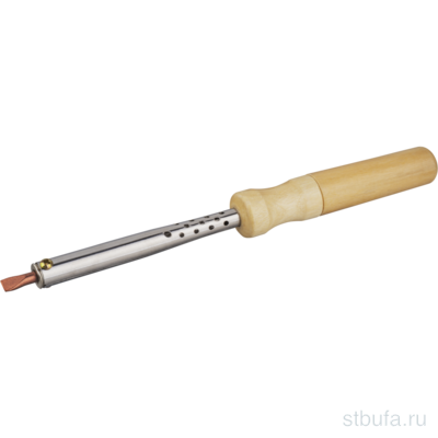 Паяльник ОНЛАЙТ 90 198  OSE-Pes05-100W-220В-CP (деревянная ручка, клин прямой) 