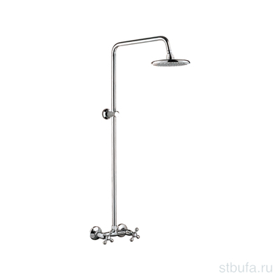 Душевая система (гарнитур) LEDEME L2408 цинк, хром, тропический душ S30 (Ø19 см) (1)