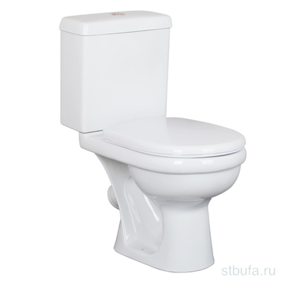 Унитаз + бачок  Визит  белый (арматура+сиденье) косой, г.Воротынск