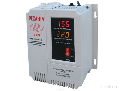 Стабилизатор настенный АСН- 1500 Н/1-Ц LUX РЕСАНТА