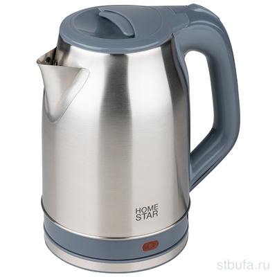 Чайник HOMESTAR HS-1005 (2,3 л) стальной, серый
