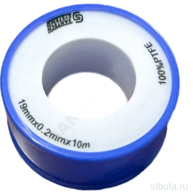 Лента ФУМ 19мм*0,12мм*15м PTFE вода SantechSystems (10)