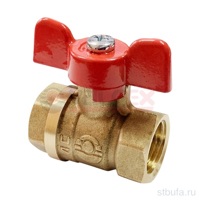 Кран шар. 3/4  г/г бабочка (11Б27фт1М) VALFEX (80/20)